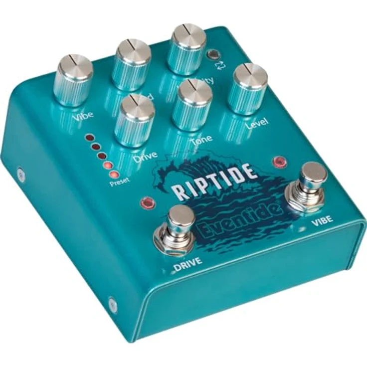 Eventide Riptide Dual-Voice Drive/Uni-Vibe, Overdrive-Pedal für E-Gitarre mit Stereo-Overdrive und Uni-Vibe, schwarz – Bild 4