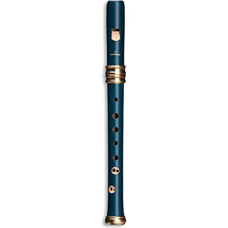 Mollenhauer 4119B Adris Dream Soprano, Sopranblockflöte aus Birnbaum, blau, barocke Griffweise mit Doppelloch und vollem Klang – Bild 1