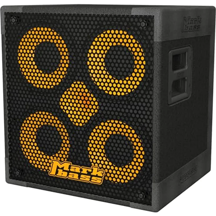 Markbass MB58R 104 Energy Box 4, Bass Box mit 4x10" Neodym Lautsprechern, 800 W, 4 Ohm, Frequenzbereich 35 Hz-20 kHz, biologisch abbaubar, italienische Herstellung, 15.75 kg