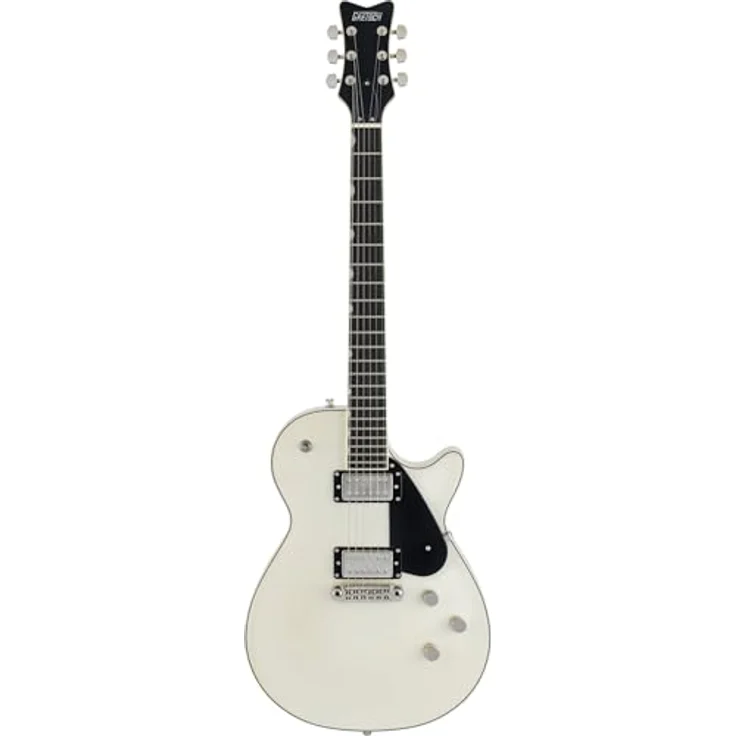 Gretsch EMTC Premier Jet VTG PRL, E-Gitarre mit Mahagoni-Korpus und Ahorn-Decke, Vintage Pearl – Bild 2