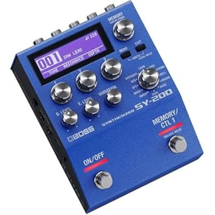 Boss SY-200, Gitarren Synthesizer mit 128 Speicherplätzen, analog inspirierten polyphonen Klängen, LCD Display und einstellbaren Klangparametern – Bild 5