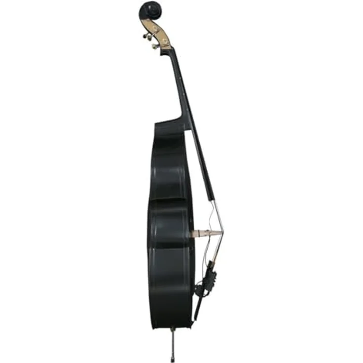 Gewa Rockabilly BK Double Bass 3/4, Kontrabass mit laminierter Fichtendecke, schwarz seidenmatt – Bild 2