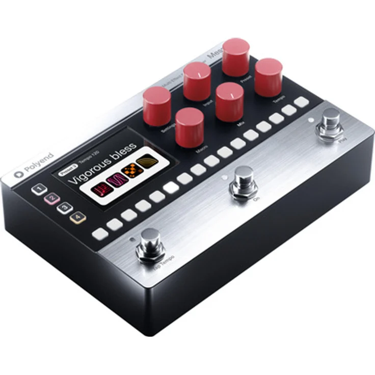 Polyend Mess, Multi-Effect Step Sequencer Pedal mit 4 Spuren, 120 Effekten und 32GB microSD Card