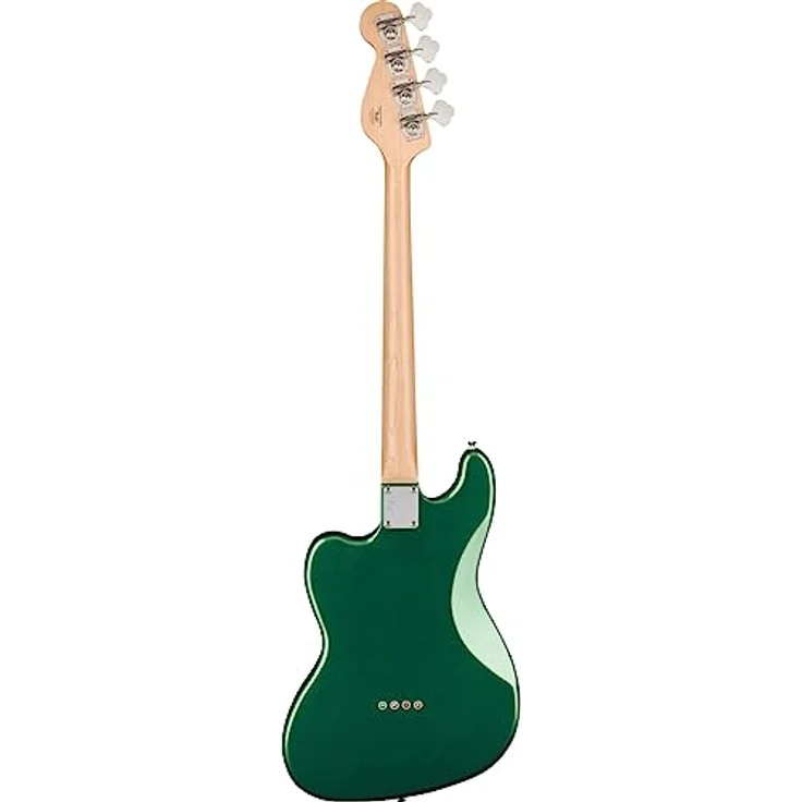 Squier Paranormal Rascal Bass HH SWG, E-Bass mit Pappel-Korpus, Ahorn-Hals, 2x Humbucker, Sherwood Green – Bild 3