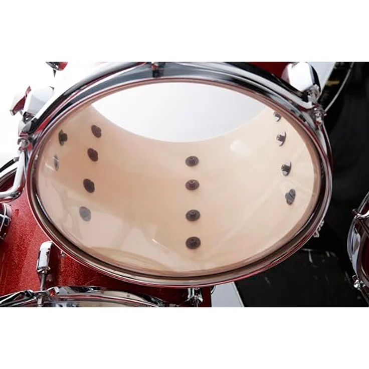 Tama Stagestar 20 5-pcs Kit CDS, Schlagzeugset in Candy Red Sparkle mit 20"x16" Bass Drum und Meinl BCS Beckensatz – Bild 5