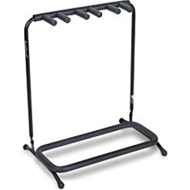Rockstand RS 20870B Triple Guitarstand, 3er Akustik Gitarrenständer mit Maße 62x73,5x42,5cm, nicht geeignet für Gitarren mit Nitrolack