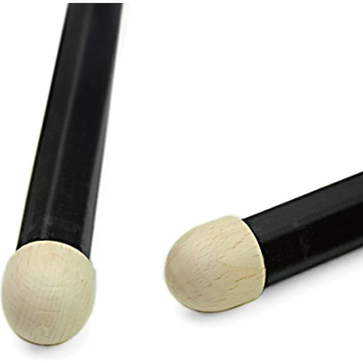 Rohema Silent Rods, Ahorn Drumsticks mit Gummigriff, 415mm Länge, 14,5mm Durchmesser, Made in Germany – Bild 4