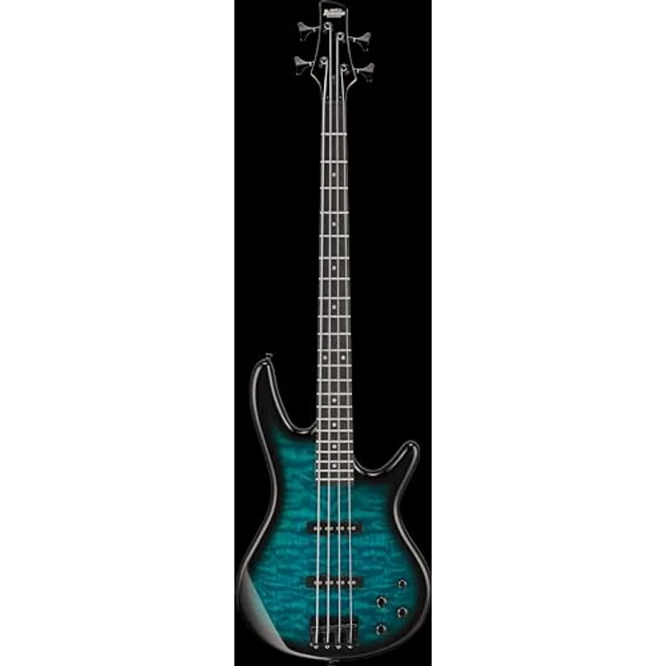 Ibanez Gio GSR280QA-TMS, 4-Saiter E-Bass in Transparent Marine Sunburst mit sorgfältiger Verarbeitung – Bild 2