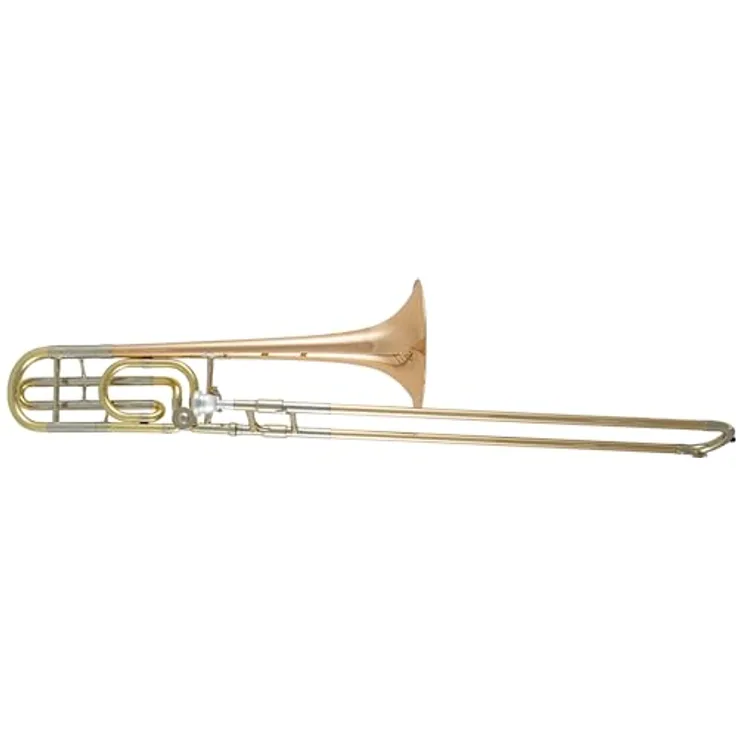C.G.Conn 88 H Bb/F-Tenor Trombone, mit Quartventil, 8-1/2" Goldmessing Schallstück, klar lackiert, inkl. Conn 5G Mundstück und Deluxe Holz Koffer