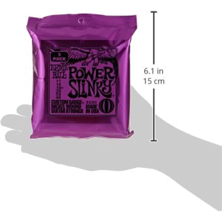 Ernie Ball 3215, Gitarrensaiten Set aus 3 Sätzen, Skinny Top Heavy Bottom, vernickelter Stahl, Stärke 010-052, made in USA – Bild 3