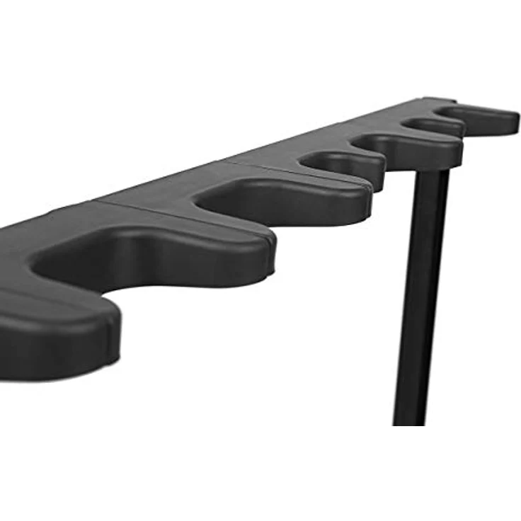 Rockstand RS 20866 2 A-Guitar Stand, Mehrzweck-Gitarrenständer für 2 Akustikgitarren oder 3 E-Gitarren, schwarz mit anthrazitfarbenen Softpads – Bild 9