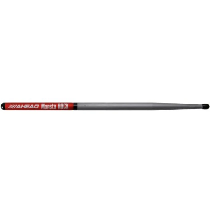 AHEAD M-RK Monsta Rock Drumsticks, Aluminiumsticks mit unzerbrechlicher Nylonspitze und langlebigen Polyurethanabdeckungen
