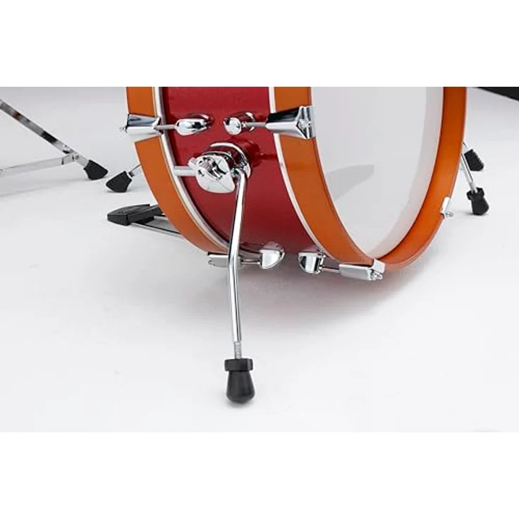 Tama Club Jam Mini Kit -CPM, Kompakter Kesselsatz mit 18"x7" Bass Drum und 12"x5" Snare, Farbe: Candy Apple Mist – Bild 8