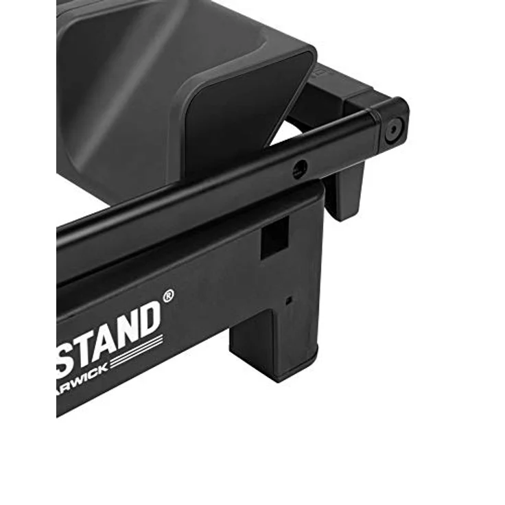 Rockstand RS 20866 2 A-Guitar Stand, Mehrzweck-Gitarrenständer für 2 Akustikgitarren oder 3 E-Gitarren, schwarz mit anthrazitfarbenen Softpads – Bild 8