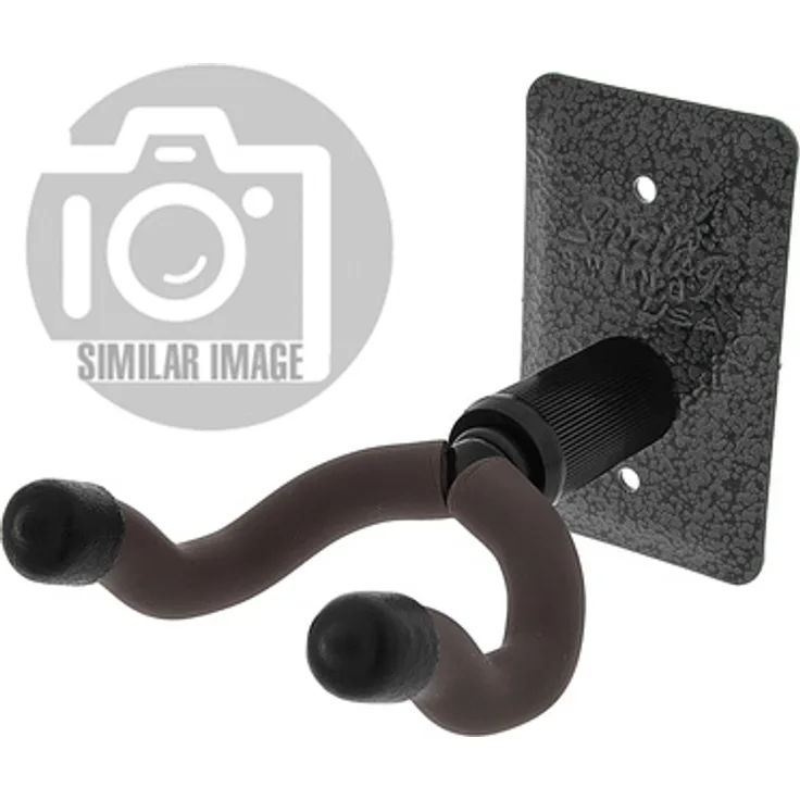 String Swing CC11K Gitarrenwandhalter, grünes Metallfinish für Bass-, Elektro- und Akustikgitarren bis 47,5 mm Halsbreite
