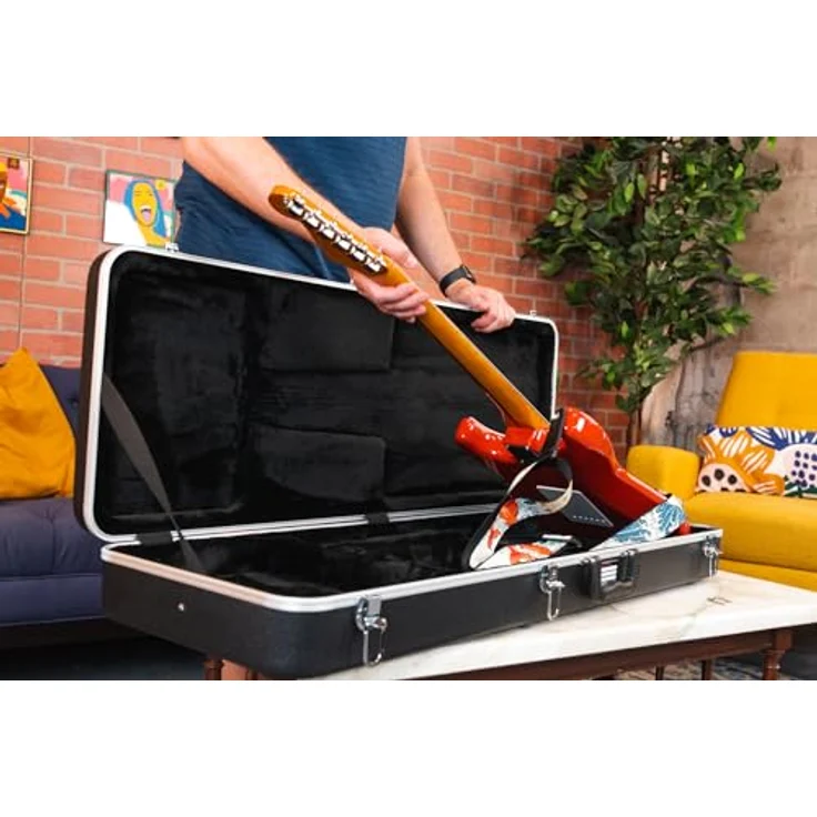 Gator GC-Electric-A, Gitarrenkoffer für ST/T-Style, ABS, mit Alu-Schließprofil und Zubehörfach, Innenmaße 47,63 cm Korpuslänge, 4,08 kg – Bild 7