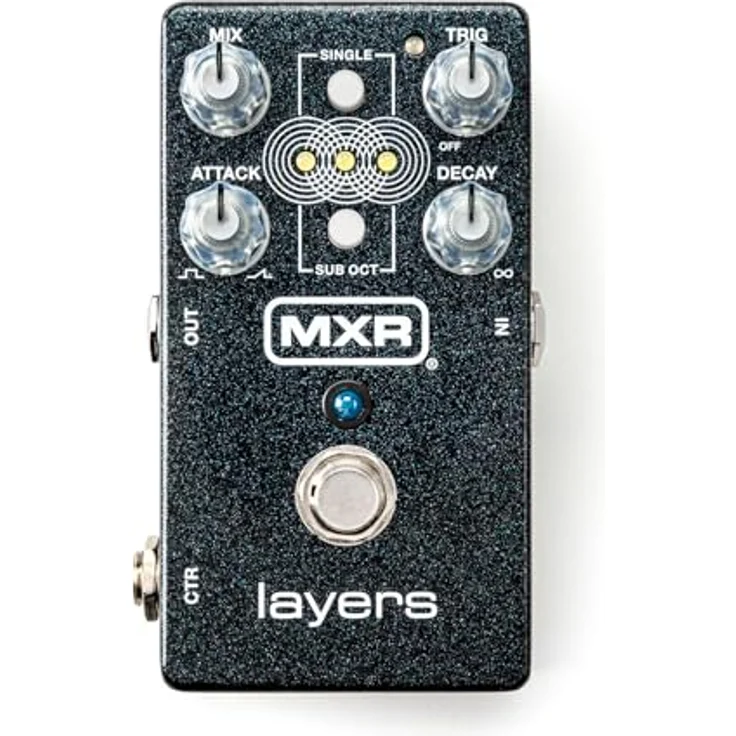 MXR Layers, Gitarren-Effektpedal mit Multi-Sustainer, Sub-Octaver und Resonator, handmade in USA – Bild 1