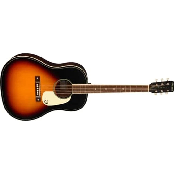 Gretsch JD Dread WPG RXB, Dreadnought-Westerngitarre mit laminiertem Linde-Top und Walnuss-Griffbrett, Rex Burst – Bild 4