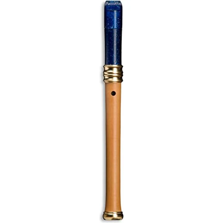 Mollenhauer 1119B Adris Dream Recorder, Sopranblockflöte aus Holz und Kunststoff, barocke Griffweise, nachtblau, mit Doppelloch und Griffigen Tonlöchern für Kinder – Bild 2