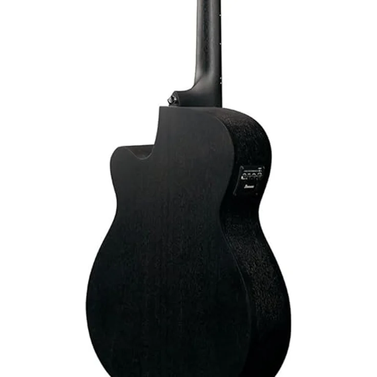 Ibanez VC44CE-WK, Grand Concert Westerngitarre mit Cutaway, Wettergeschwärz, Ibanez Tonabnehmer und AEQ-2T Preamp – Bild 4