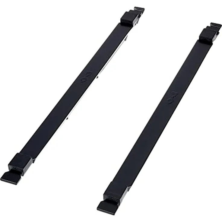 STAY MUSIC Stay Slim Arme, 380 mm Straight, Aluminiumarme für Keyboardständer, schwarz