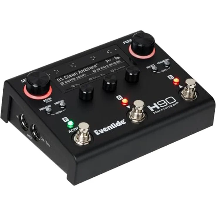 Eventide H90 Harmonizer Dark LTD, Multi-Effektpedal für E-Gitarre mit 70 Effekt-Algorithmen, schwarz – Bild 4