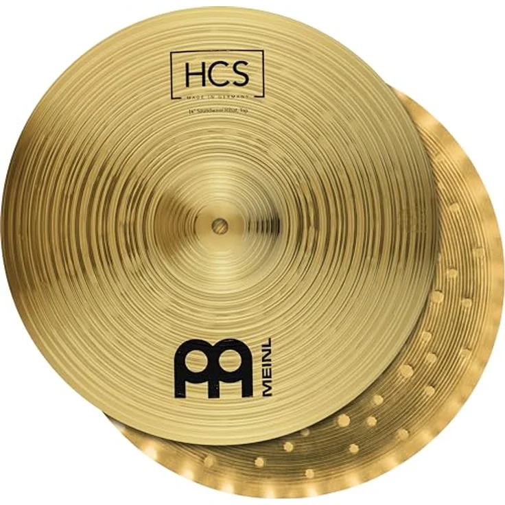 Meinl 14" HCS Soundwave Hi-Hat, Einsteigerbecken aus MS63-Legierung mit warmem, klarem Sound – Bild 1