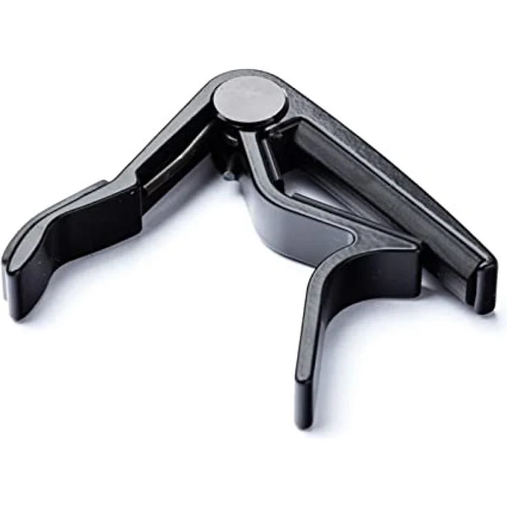 Jim Dunlop Flacher Trigger Kapodaster, Schwarz, passend für Akustik- und E-Gitarren, flache Ausführung – Bild 2