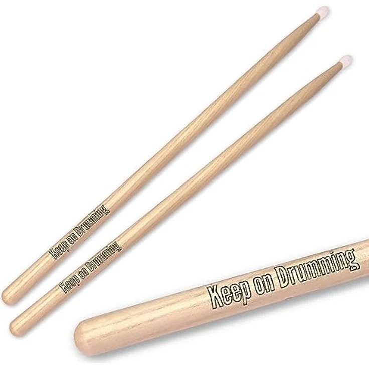 keepdrum Drumsticks 5AN, personalisierte Schlagzeug-Stöcke mit Wunsch-Gravur, graviert auf beiden Stöcken – Bild 4