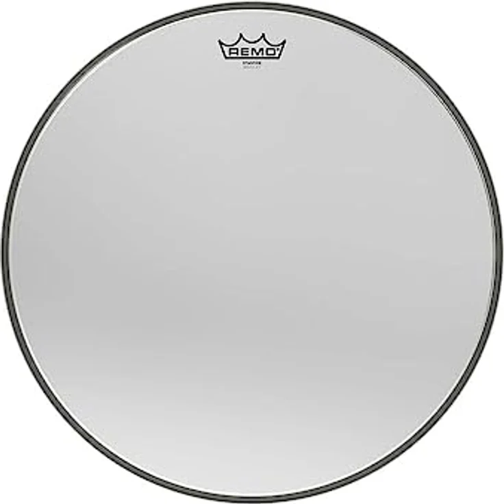 Remo 22" Starfire Bass Drum Fell, einlagig, Chrome Finish, als Schlag- oder Resonanzfell verwendbar – Bild 2