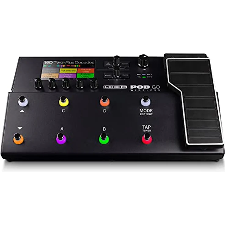 Line6 Pod GO Wireless, Gitarren-Multieffektpedal mit 300+ Effekten, inkludiert Relay G10TII Transmitter, kompaktes Design – Bild 3