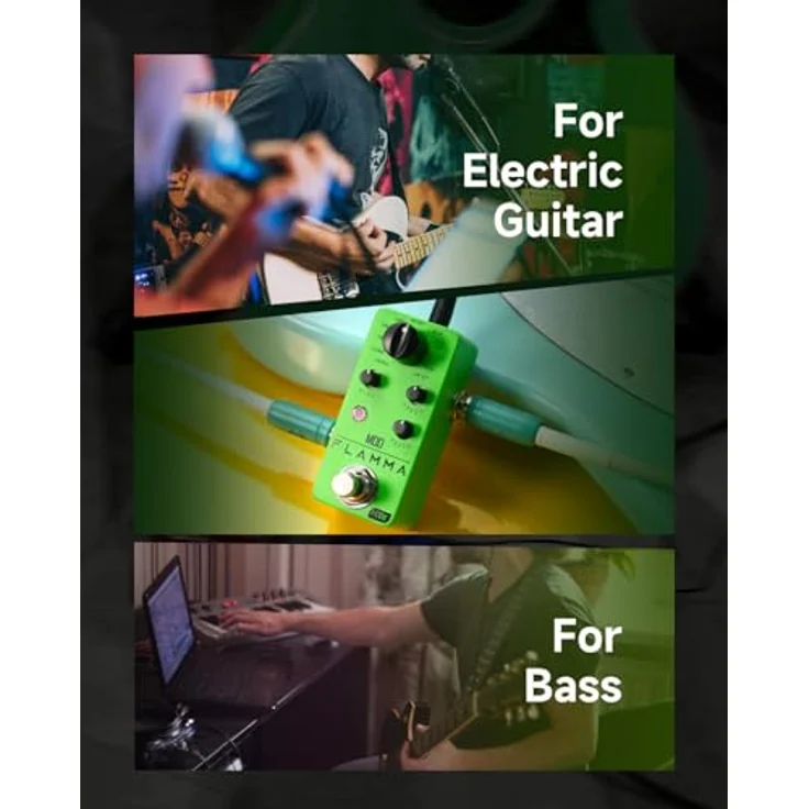 Flamma FC05 Multi Modulation, digitales Gitarren-Effektgerät mit 11 Algorithmen, 9V/130mA – Bild 6