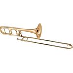 B&S MS14N-L Bb/F-Trombone, Meistersinger Serie "Stolzing", 230mm Schallstück, Neusilber-Außenzug, inkl. Mundstück und Softpack Etui