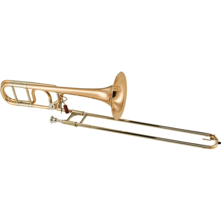 B&S MS14N-L Bb/F-Trombone, Meistersinger Serie "Stolzing", 230mm Schallstück, Neusilber-Außenzug, inkl. Mundstück und Softpack Etui