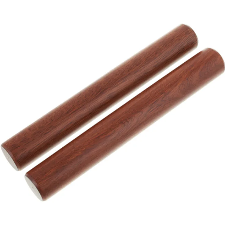 Gewa Claves Cuba, Percussioninstrument aus Palisander, 19 cm lang, 2,6 cm Durchmesser