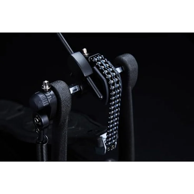 Tama Iron Cobra HP600DMB, Einzelfußmaschine der Dark Shadow Edition, matte schwarze Oberfläche, Duo Glide Kettenblatt, doppelte Kette – Bild 3
