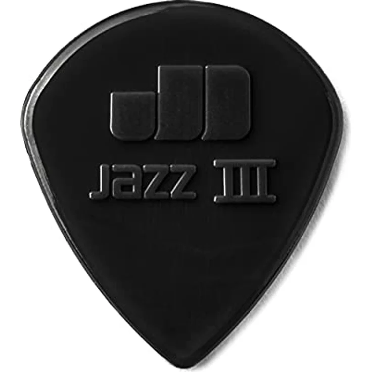 Dunlop Jazz III 1,38mm, Plektren im 24er Pack, Schwarz, Stiffo – Bild 1