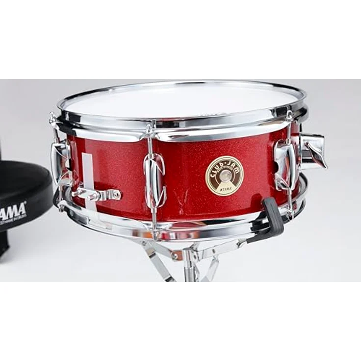 Tama Club Jam Mini Kit -CPM, Kompakter Kesselsatz mit 18"x7" Bass Drum und 12"x5" Snare, Farbe: Candy Apple Mist – Bild 6