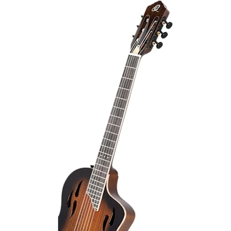 Ortega Tour Player ACA Burst, Konzertgitarre 4/4 mit massiver Okoume-Boden und -Zargen, Akazien-Decke, wiederaufladbarer Elektronik, Burst glänzend, inkl. Gigbag – Bild 10