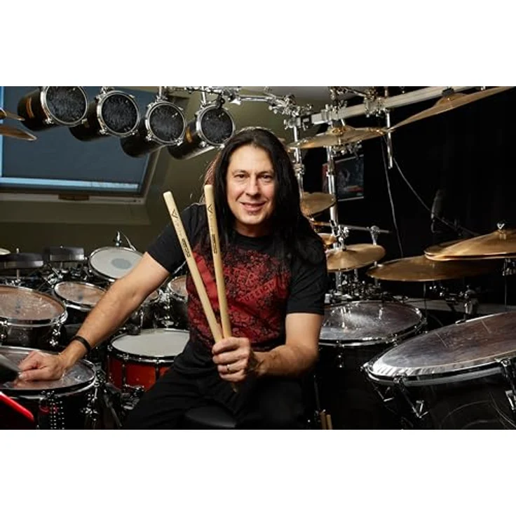 Vater Mike Mangini Wicked Piston, Drumsticks aus Hickory, 16 3/4" Länge, 0,58" Durchmesser – Bild 2