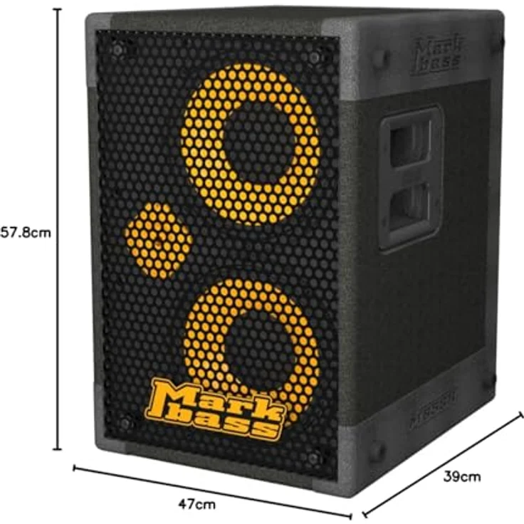Markbass MB58R 102 Pure Box 8, 2x10" Neodym Lautsprecher, 400 W, 8 Ohm, Gewicht 9.8 kg, biologisch abbaubares Gehäuse – Bild 4