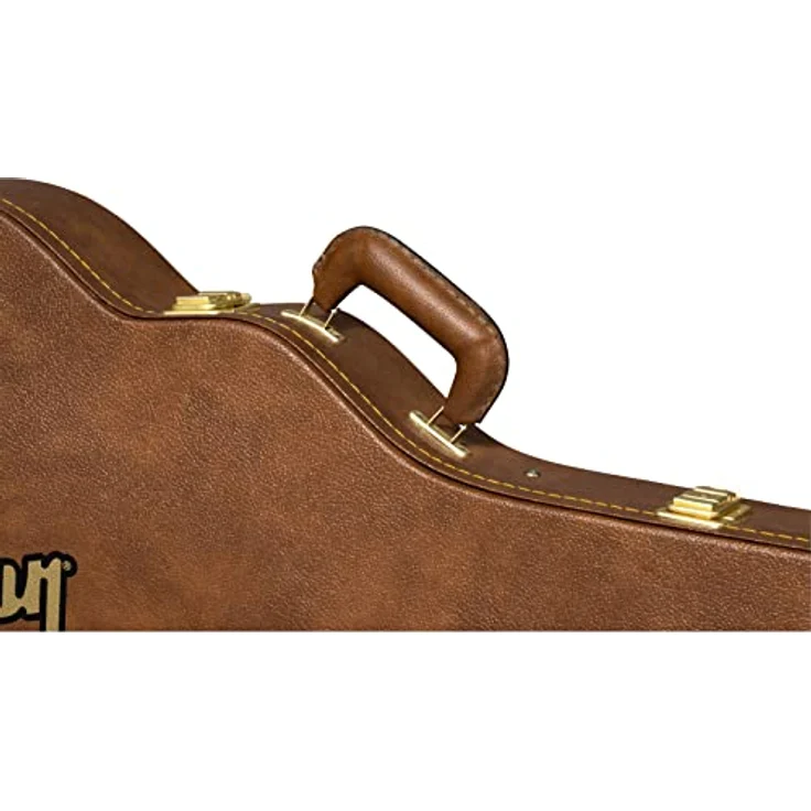Gibson Les Paul Case Original, Gitarrenkoffer mit 5 robusten Verschlüssen und rotem Plüsch, Farbe: Braun – Bild 3