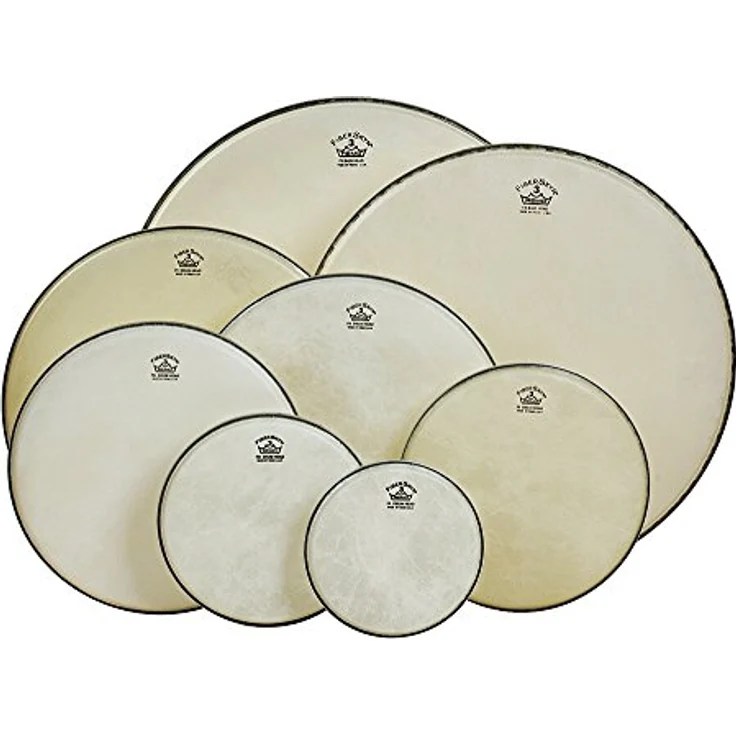 Remo 16" Fiberskyn 3 Bass Drum FA, Bass Drum Fell in Ambassador Stärke mit warmem Attack, einlagiger 10-mil Mylar Film – Bild 1