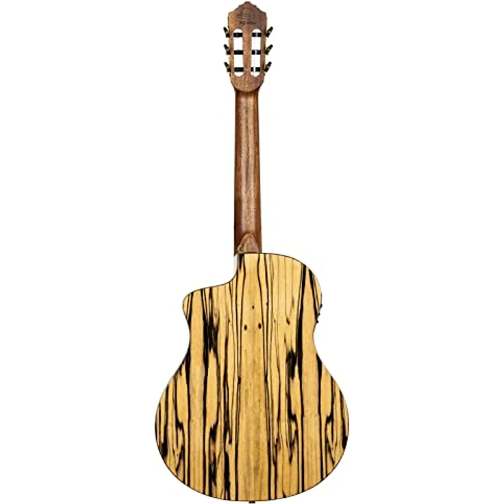 Ortega BYWSM, Konzertgitarre mit Tonabnehmer und Cutaway, Natur hochglanz, Billy Watman Signature, 4/4 Größe, Massiv Alaska-Sitka-Fichte – Bild 5