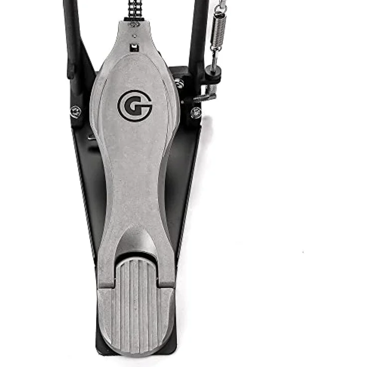 Gibraltar 6711S Bass Drum Single Pedal, professionelle Fußmaschine mit G-Class Trittplatte, Doppelkette und Dual-Beater (Kunststoff/Filz) – Bild 3