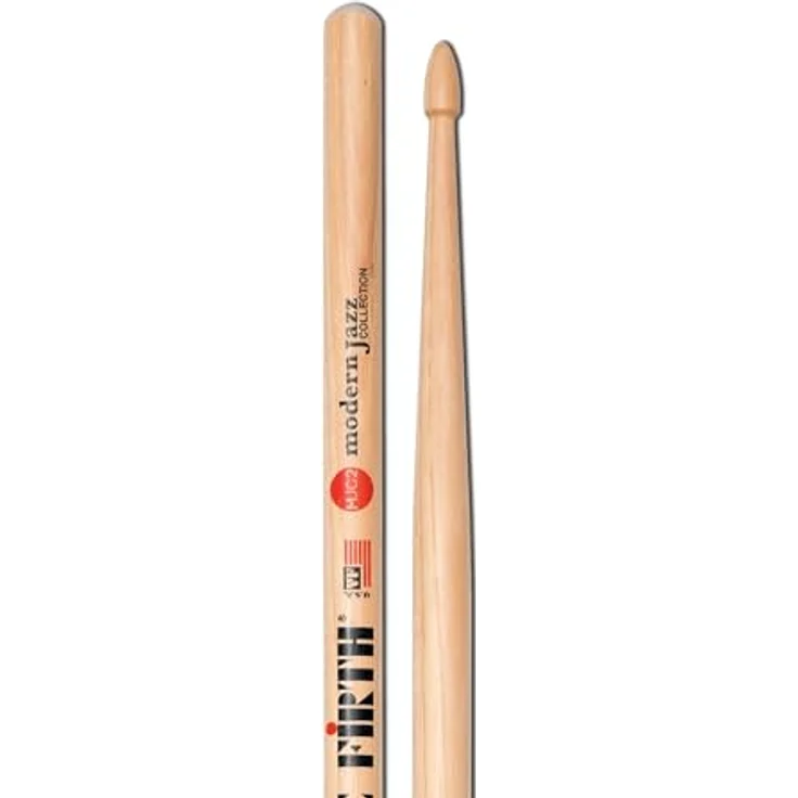 Vic Firth Modern Jazz MJC2, Drumsticks aus Hickory mit verlängertem Kopf, 40,64 cm Länge, 13,97 mm Durchmesser – Bild 1
