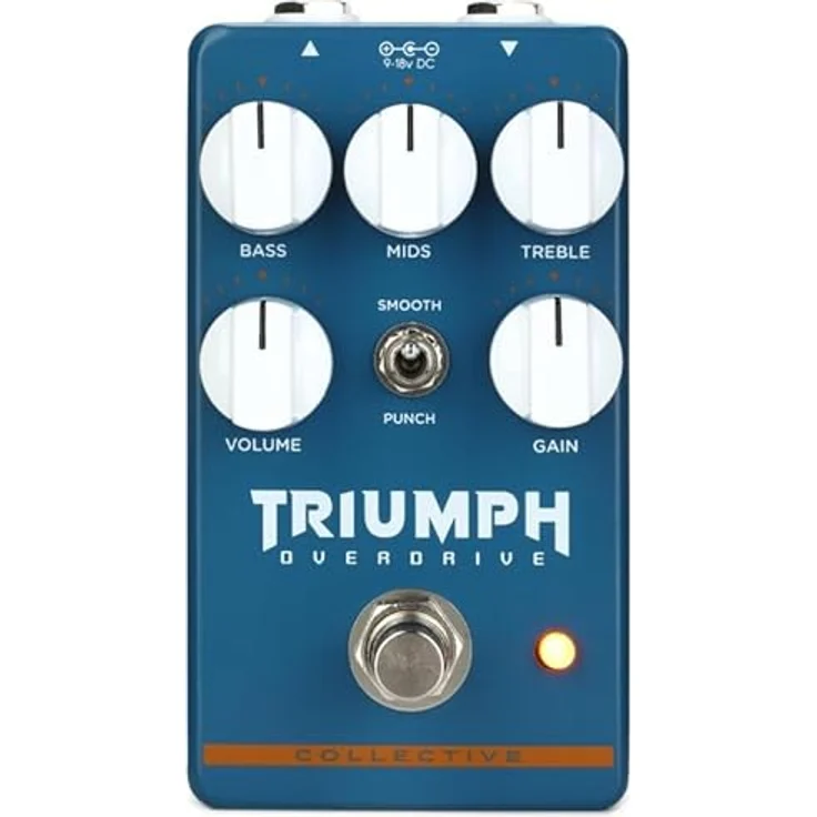 Wampler Triumph Overdrive, Dual Voice Overdrive-Pedal mit Smooth- und Punch-Modus, made in USA – Bild 5