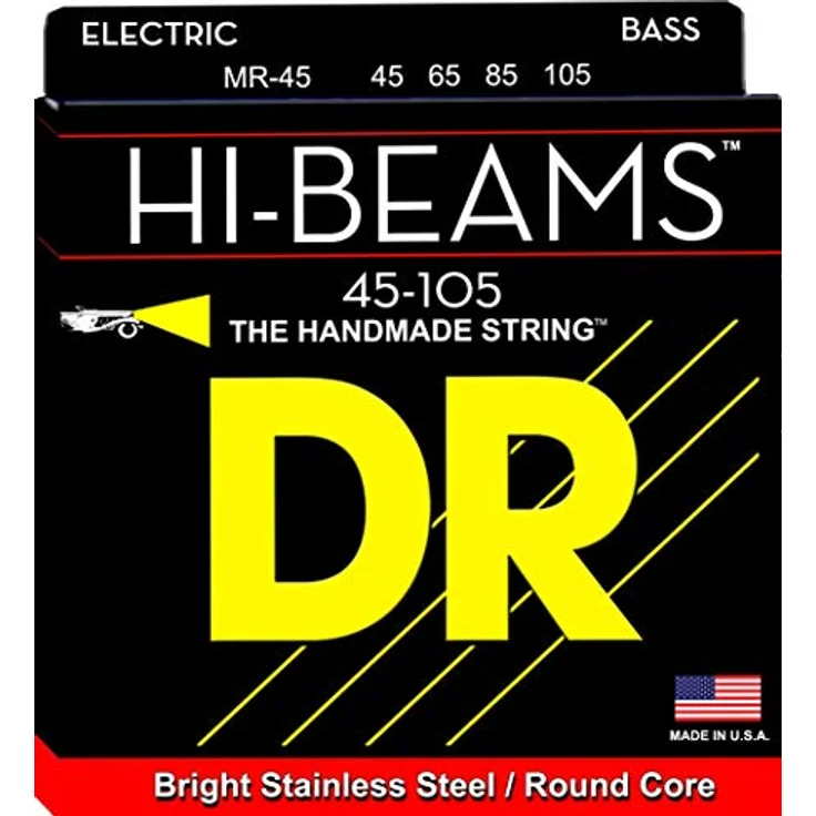 DR Strings Hi-Beams MR-45, Bass Saiten, Stainless Steel, 045-105 – Bild 2