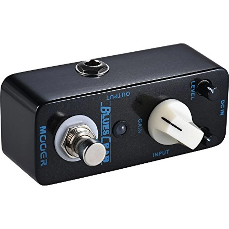 Mooer Blues Crab, Overdrive Effektpedal mit Level-, Tone- und Gain-Regler, Metallgehäuse, Echter Bypass – Bild 6