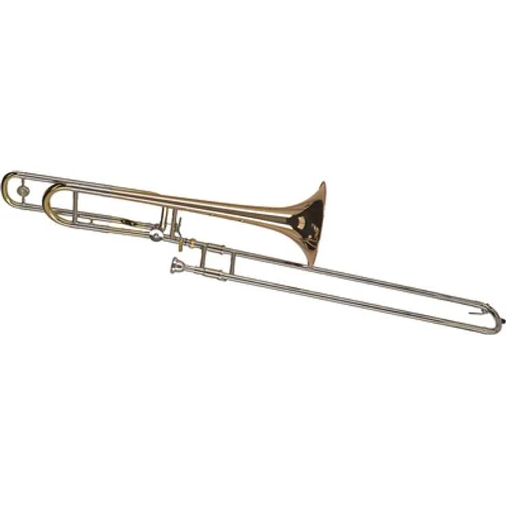 Gewa Bb/F-Trombone 236 FG Vision, Bb/F-Tenorposaune mit Quartventil, Bohrung 13,34 mm, goldmessing lackiert, inkl. Mundstück und Gigbag